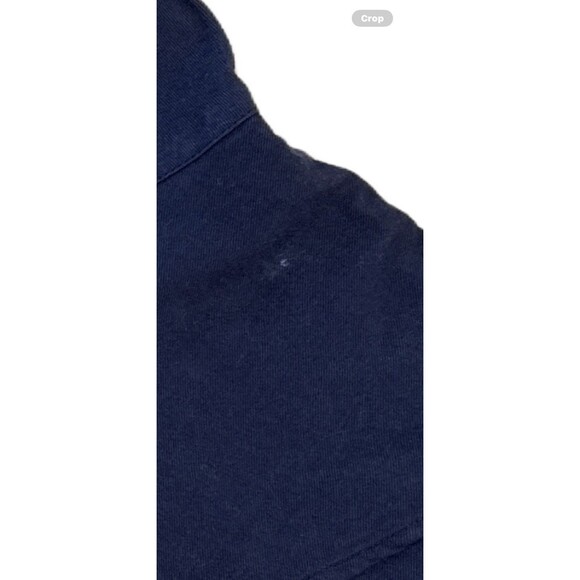 Guess Girls Navy Ruffle Skirt S 12 Made in USA Y2K Vintage Style 100% Cotton - Picture 3 of 5